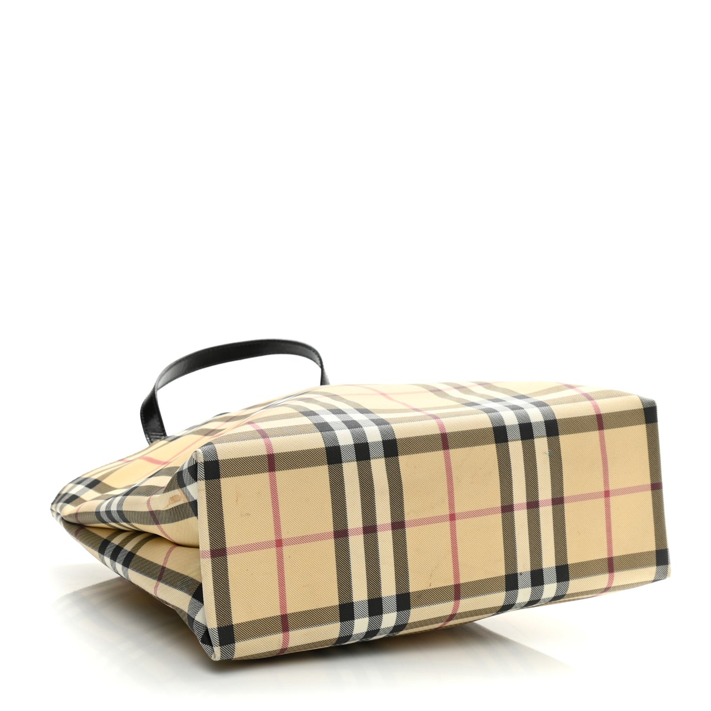 Canvas House Check Small Tote Black