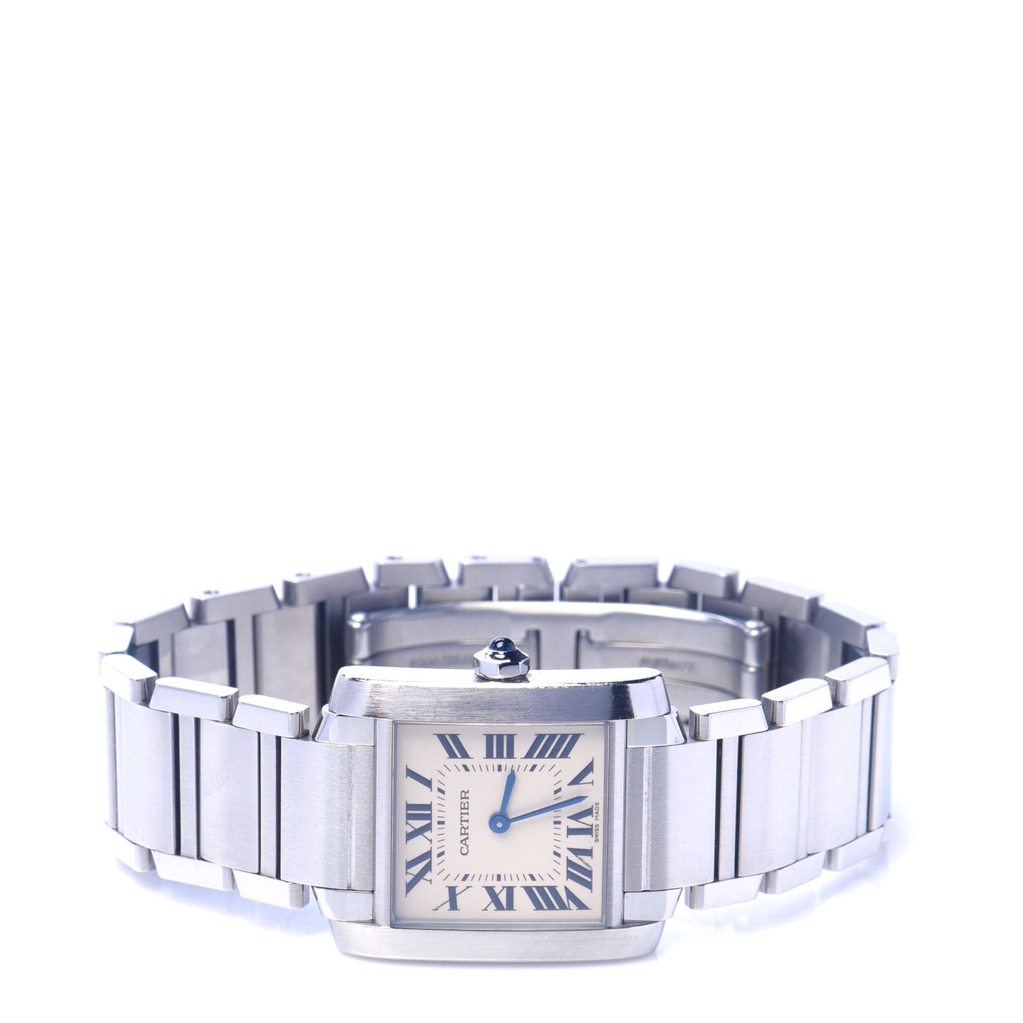 Stainless Steel 25mm Tank Francaise Quartz Watch