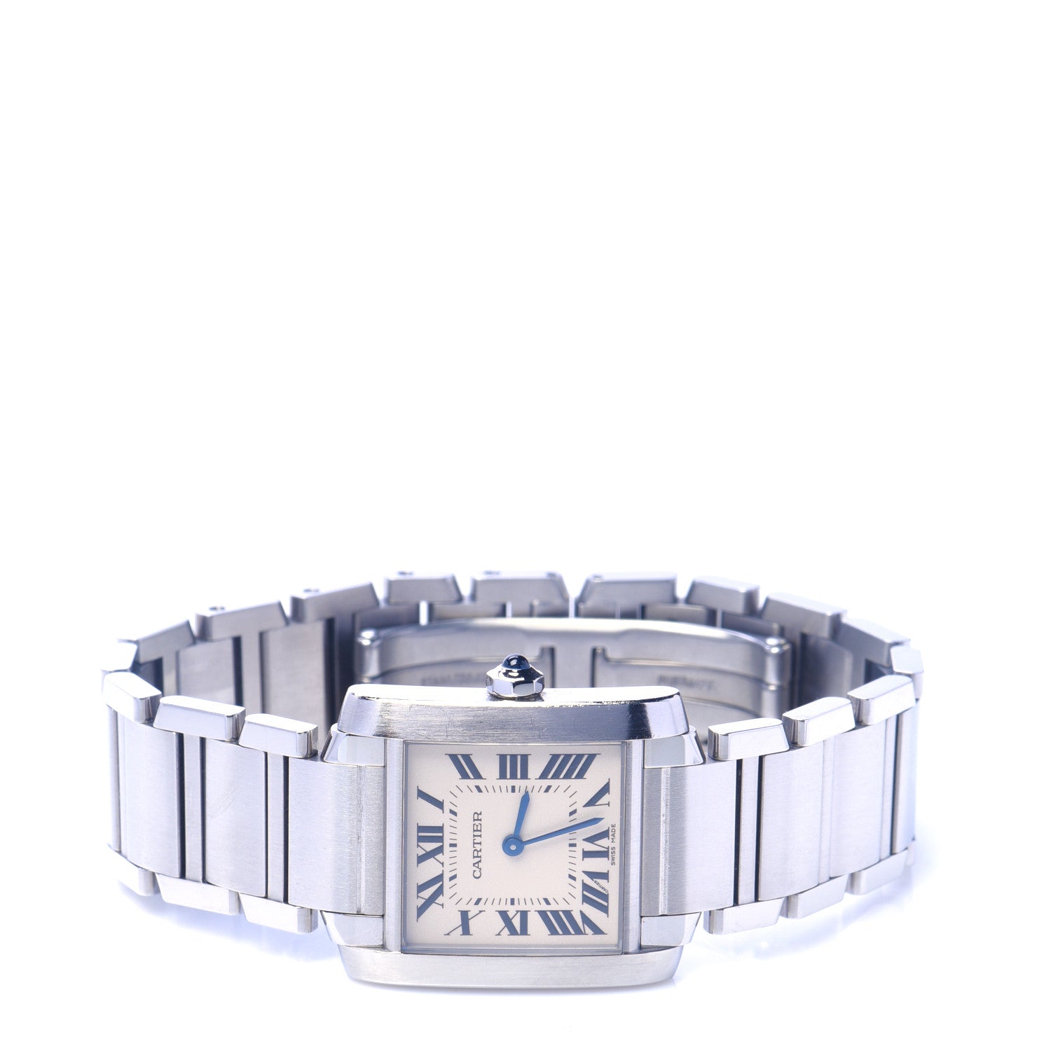Cartier Stainless Steel 25mm Tank Francaise Quartz Watch 2 of 6
