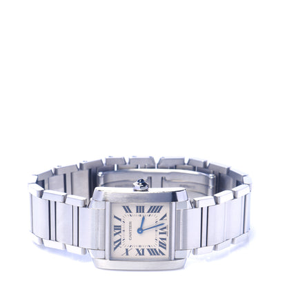 Cartier Stainless Steel 25mm Tank Francaise Quartz Watch 2 of 6