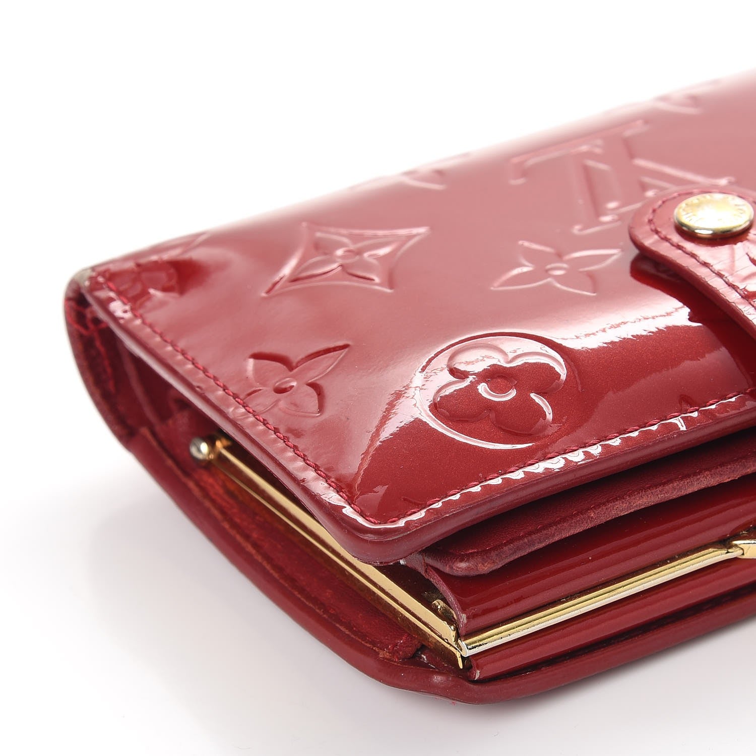 Louis Vuitton Vernis French Purse Wallet Pomme D'Amour 19 of 20