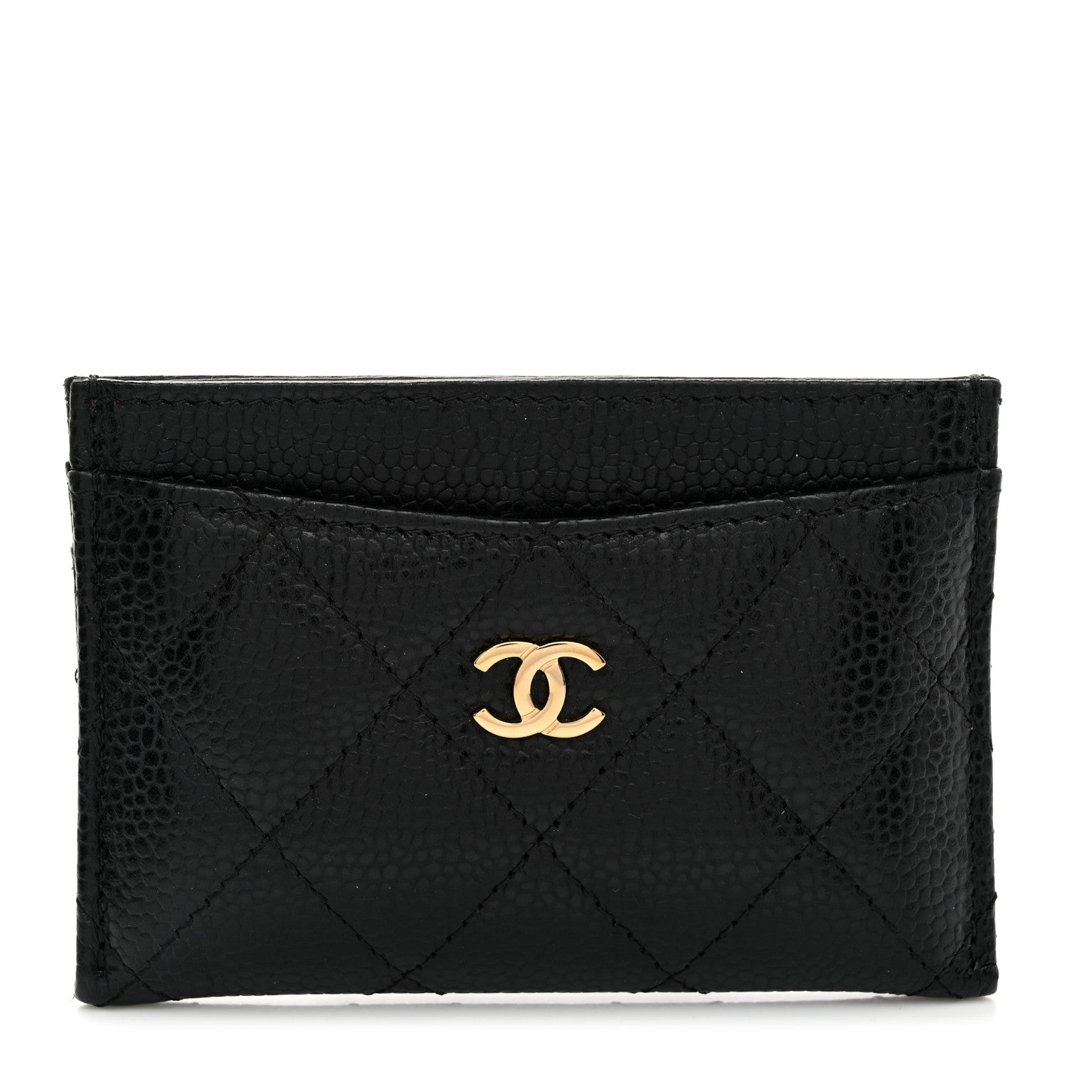 Chanel Caviar Quilted Card Holder Black 1 of 9