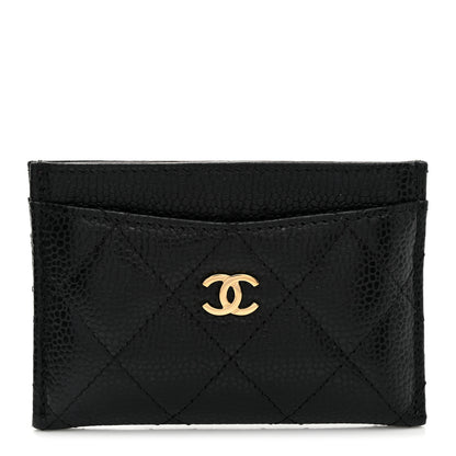 Chanel Caviar Quilted Card Holder Black 1 of 9