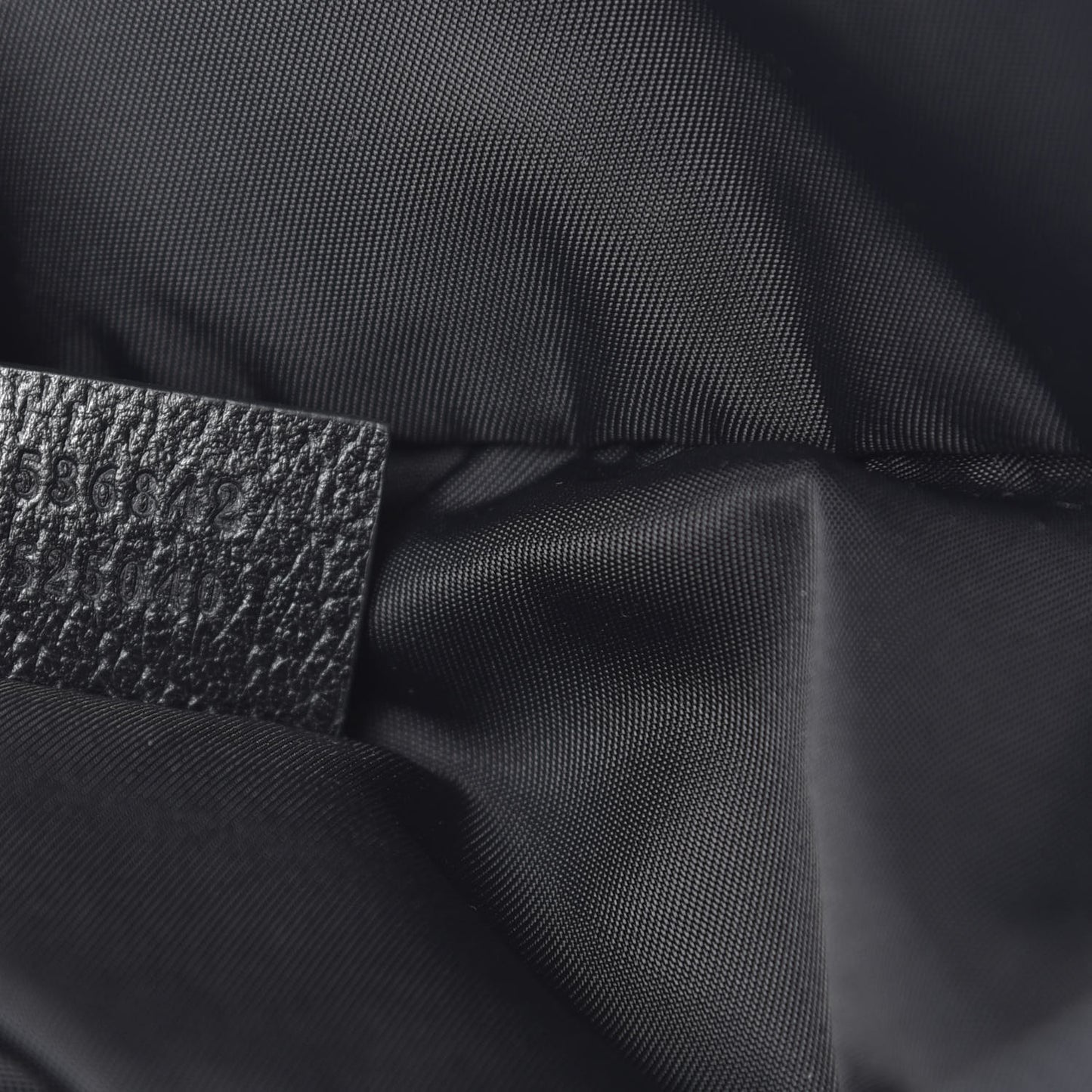 Nylon 80s Logo Patch Belt Bag Black