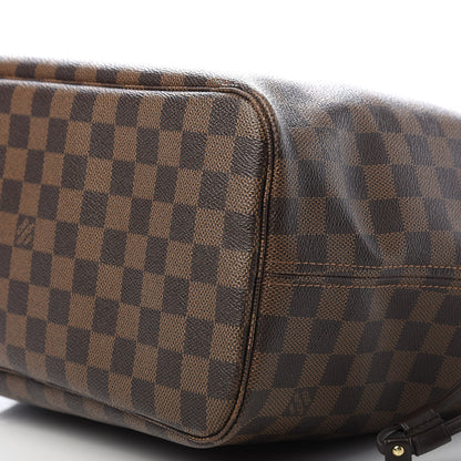 Louis Vuitton Damier Ebene Neo Neverfull MM Rose Ballerine 7 of 10