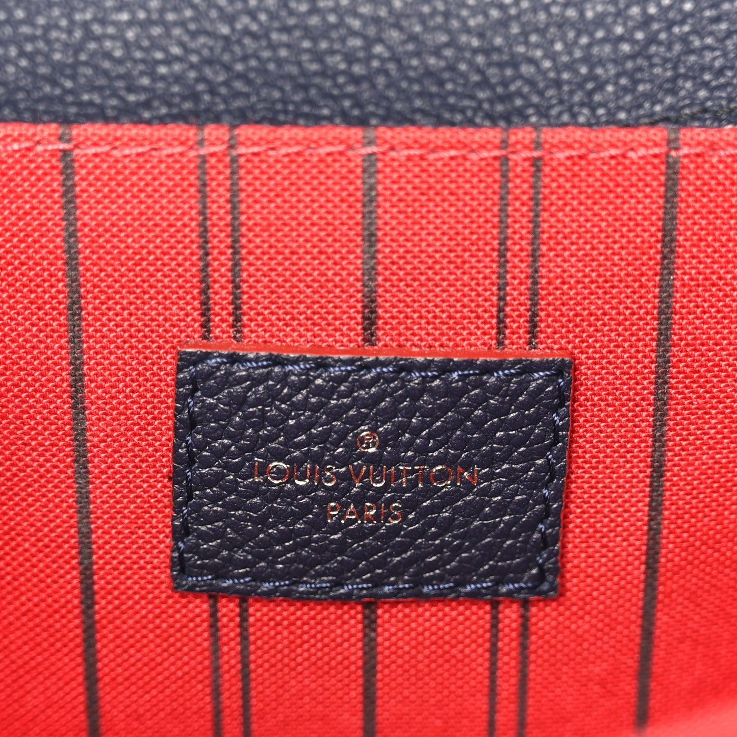 Empreinte Pochette Metis Marine Rouge