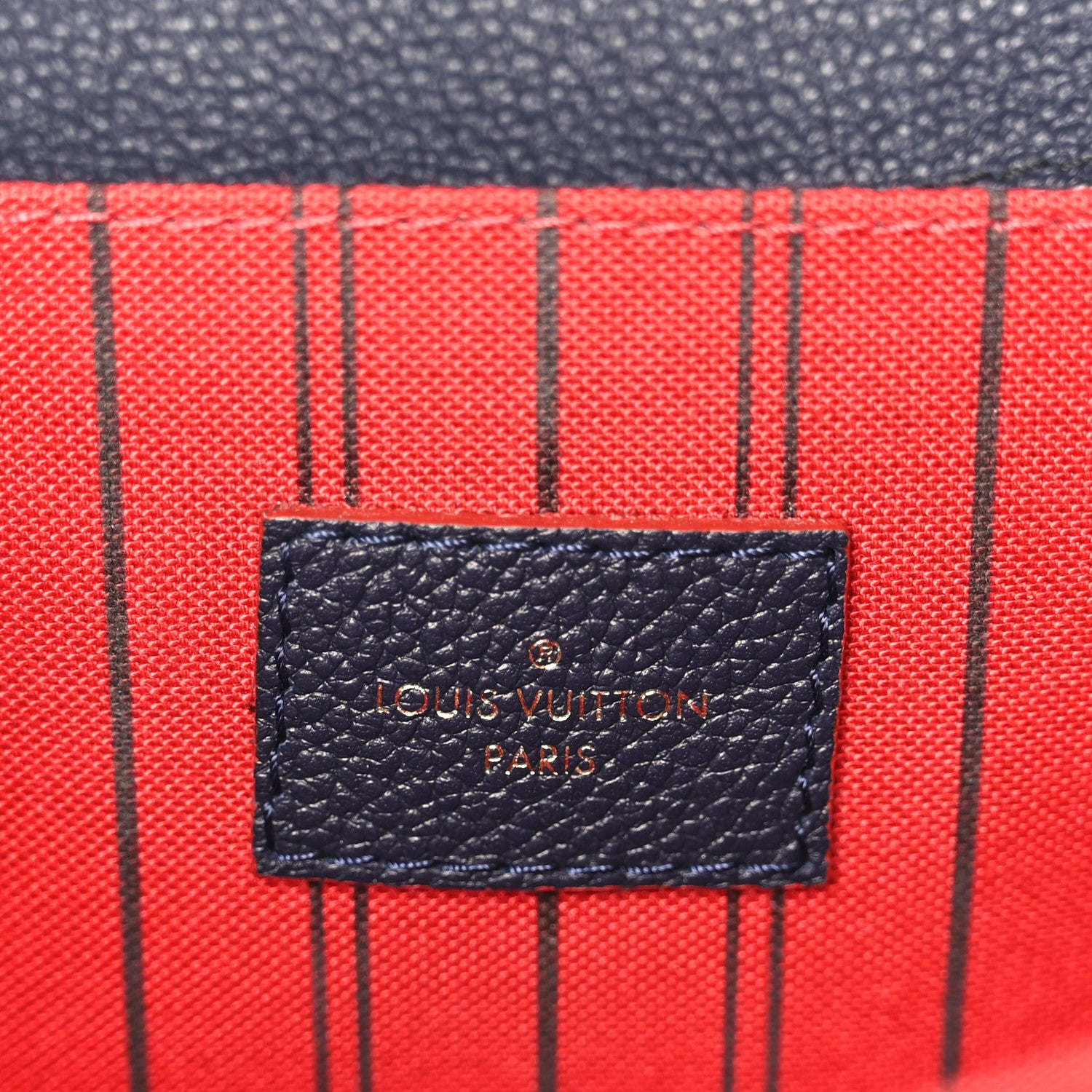 Louis Vuitton Empreinte Pochette Metis Marine Rouge 6 of 13