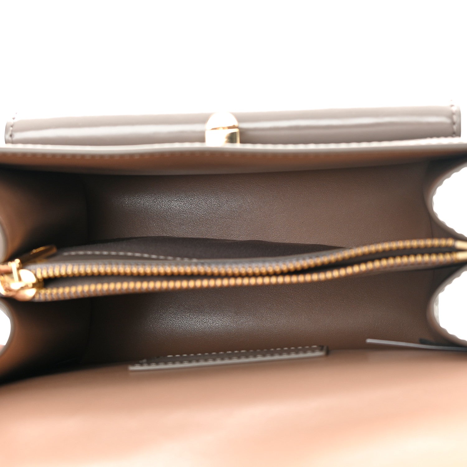 Marc Jacobs Shiny Calfskin Uptown Shoulder Bag Iron 5 of 11