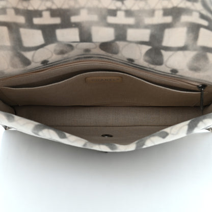 Chanel Canvas Iliad Flap Clutch Beige 5 of 11