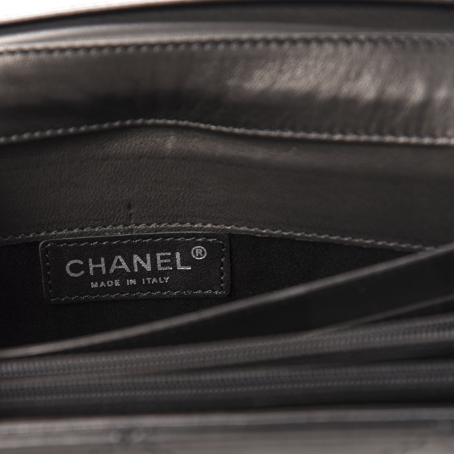Chanel Lambskin Stitched Orient Express Wallet on Chain WOC Black 6 of 14