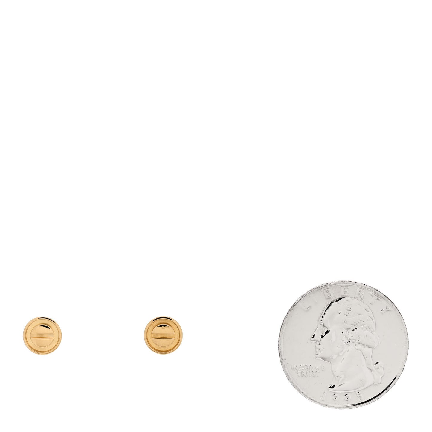 18K Yellow Gold LOVE Earrings