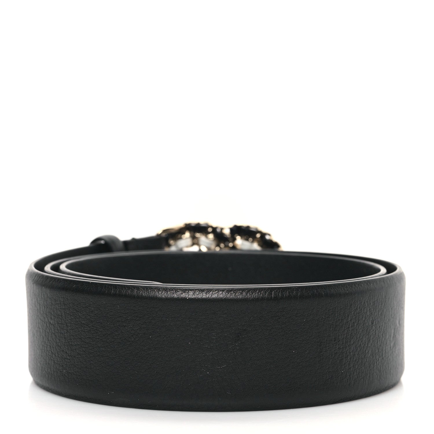 Chanel Calfskin CC Chain Belt 85 34 Black 2 of 7