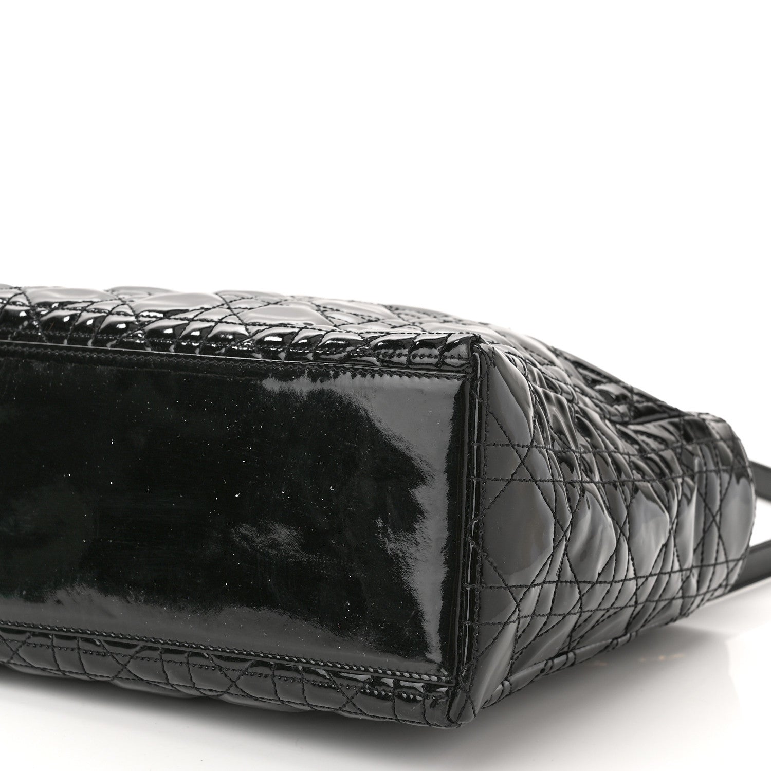 Christian Dior Patent Cannage Medium Lady Dior Black 10 of 10