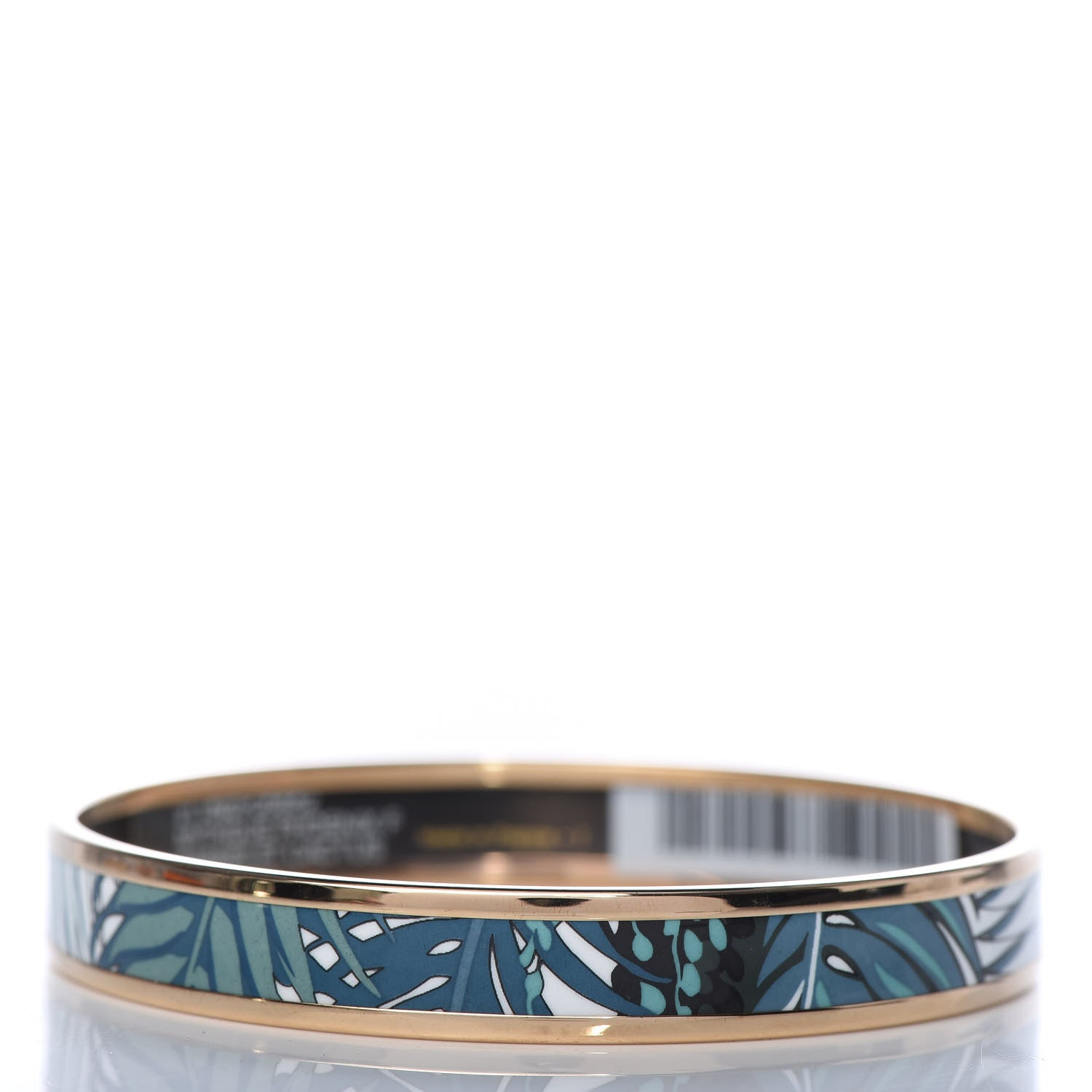 Hermes Enamel Printed Narrow Mythiques Phoenix Bracelet 62 Pierres Et Cactus 3 of 5