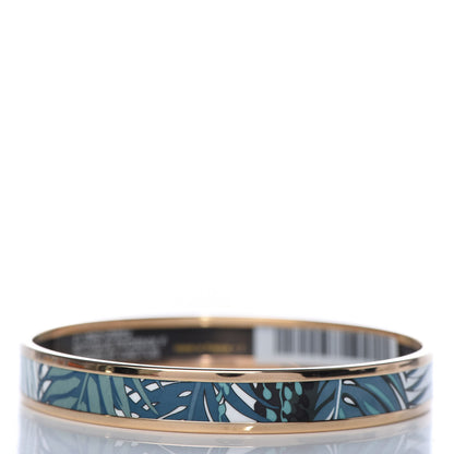 Hermes Enamel Printed Narrow Mythiques Phoenix Bracelet 62 Pierres Et Cactus 3 of 5