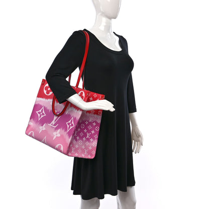 Louis Vuitton Monogram Escale Onthego GM Rouge 2 of 9
