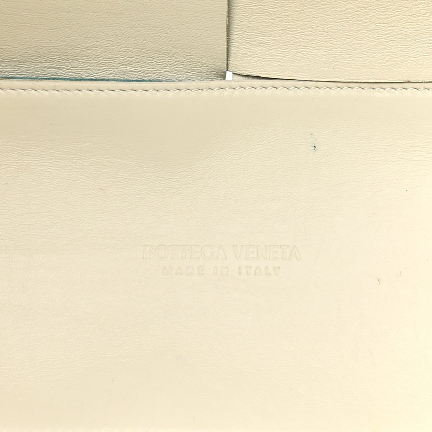 Nappa Maxi Intrecciato Large Arco Tote Linoleum