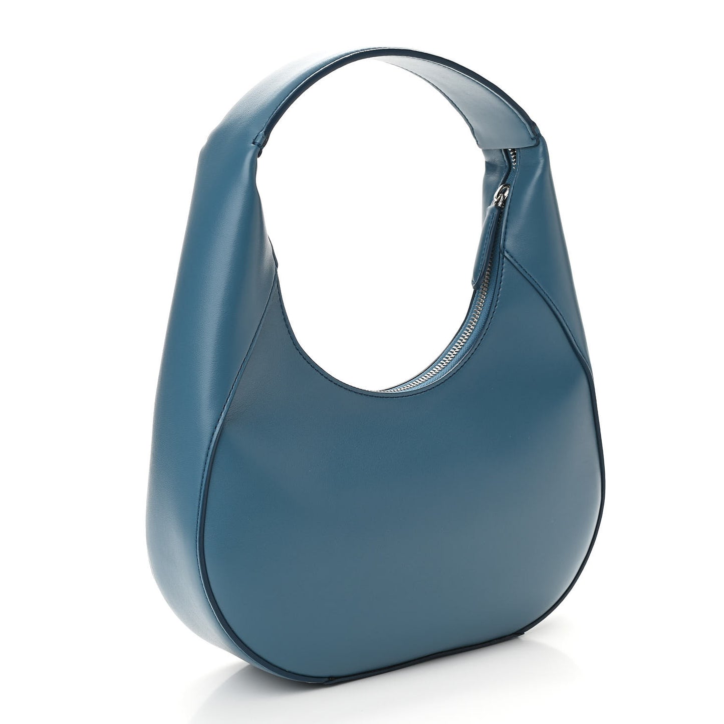 Eco Alter Nappa Perforated Logo Small Hobo Teal
