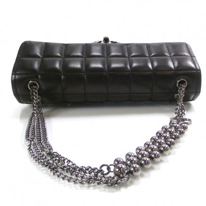 Chanel Lambskin East West Chocolate Bar Chain Flap Black 5 of 14