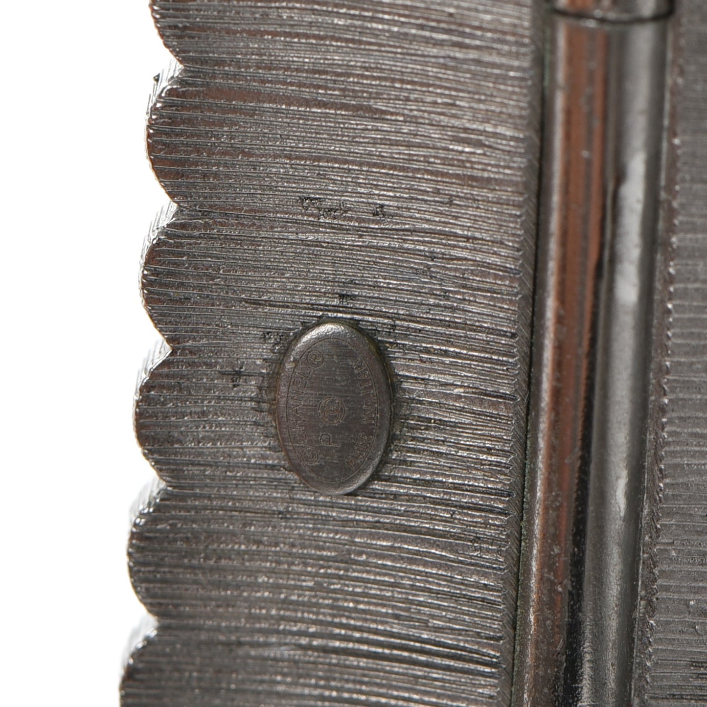 Ruthenium Crystal Cutout CC Wide Cuff