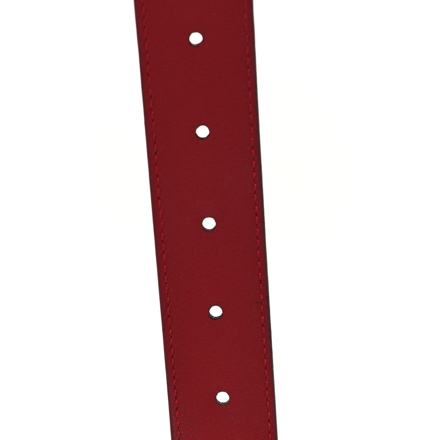 Gucci Plutone Calfskin Double G 30mm Belt 85 34 Rosso 4 of 4