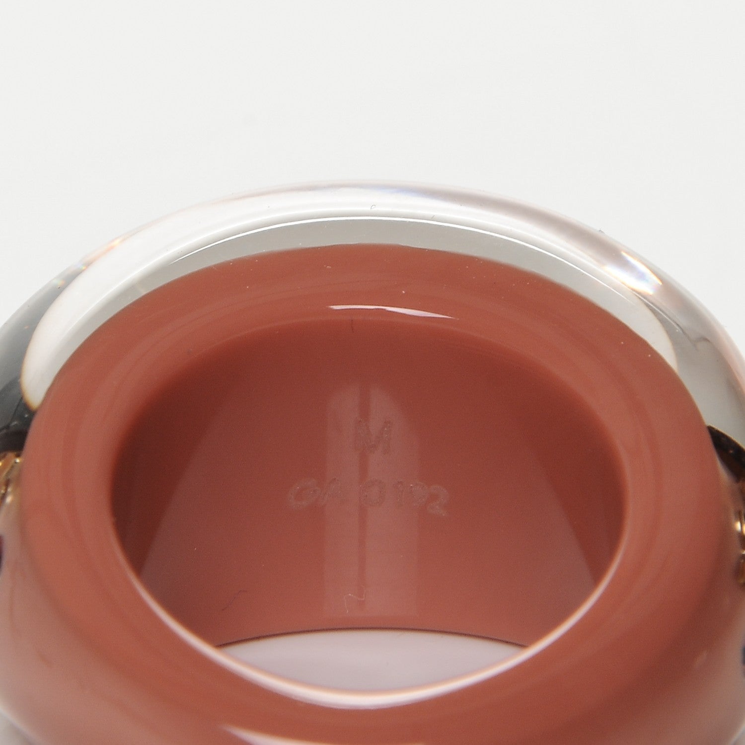 Louis Vuitton Resin Swarovski Inclusion Ring M Rose Poudre 7 4 of 4
