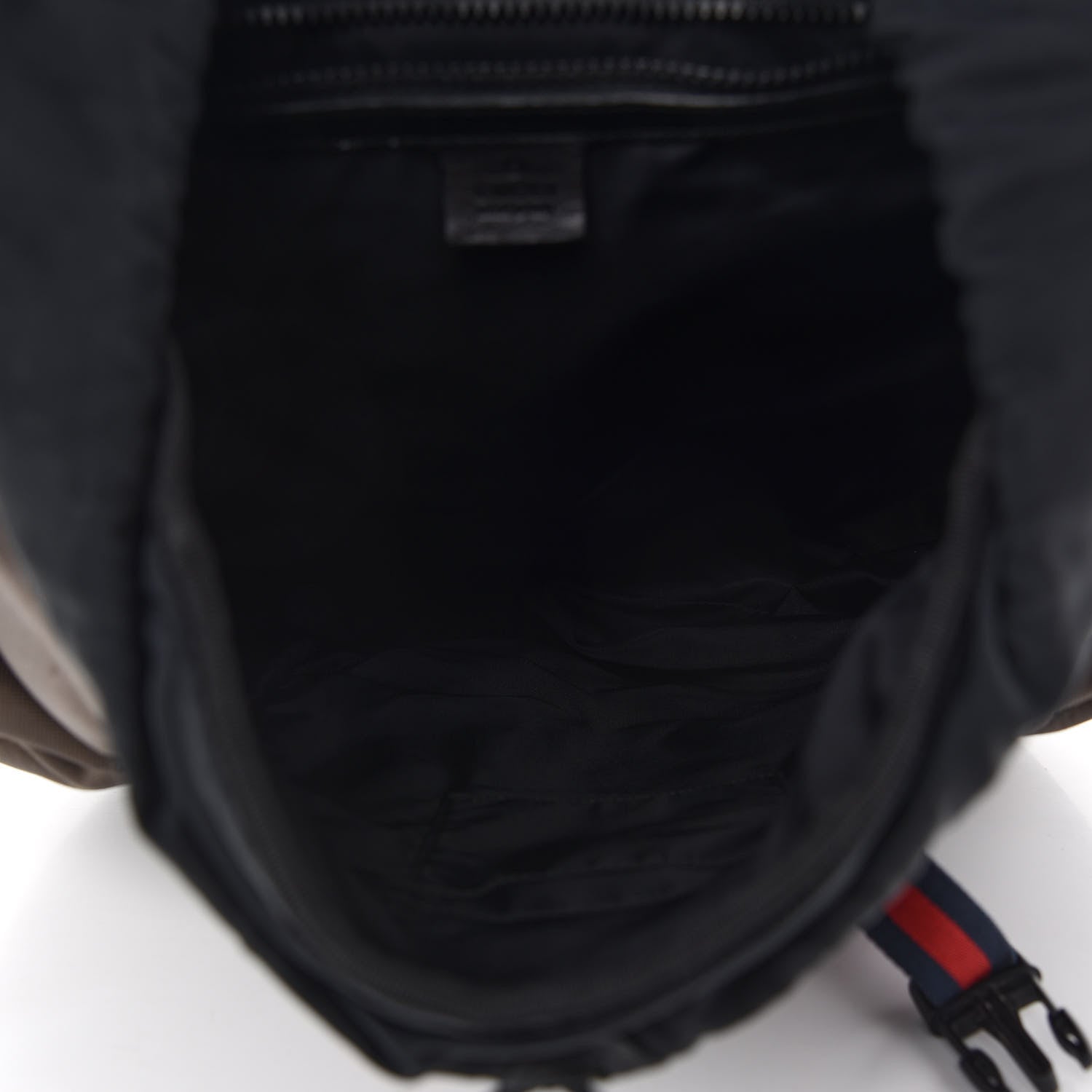Gucci Techno Canvas Web Double Buckle Backpack Brown 5 of 13