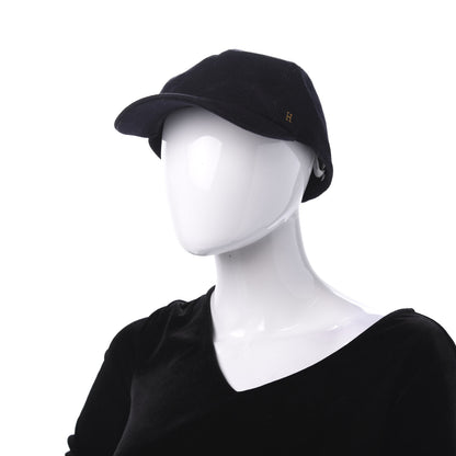 Hermes Cashmere Cap 59 Black 2 of 8
