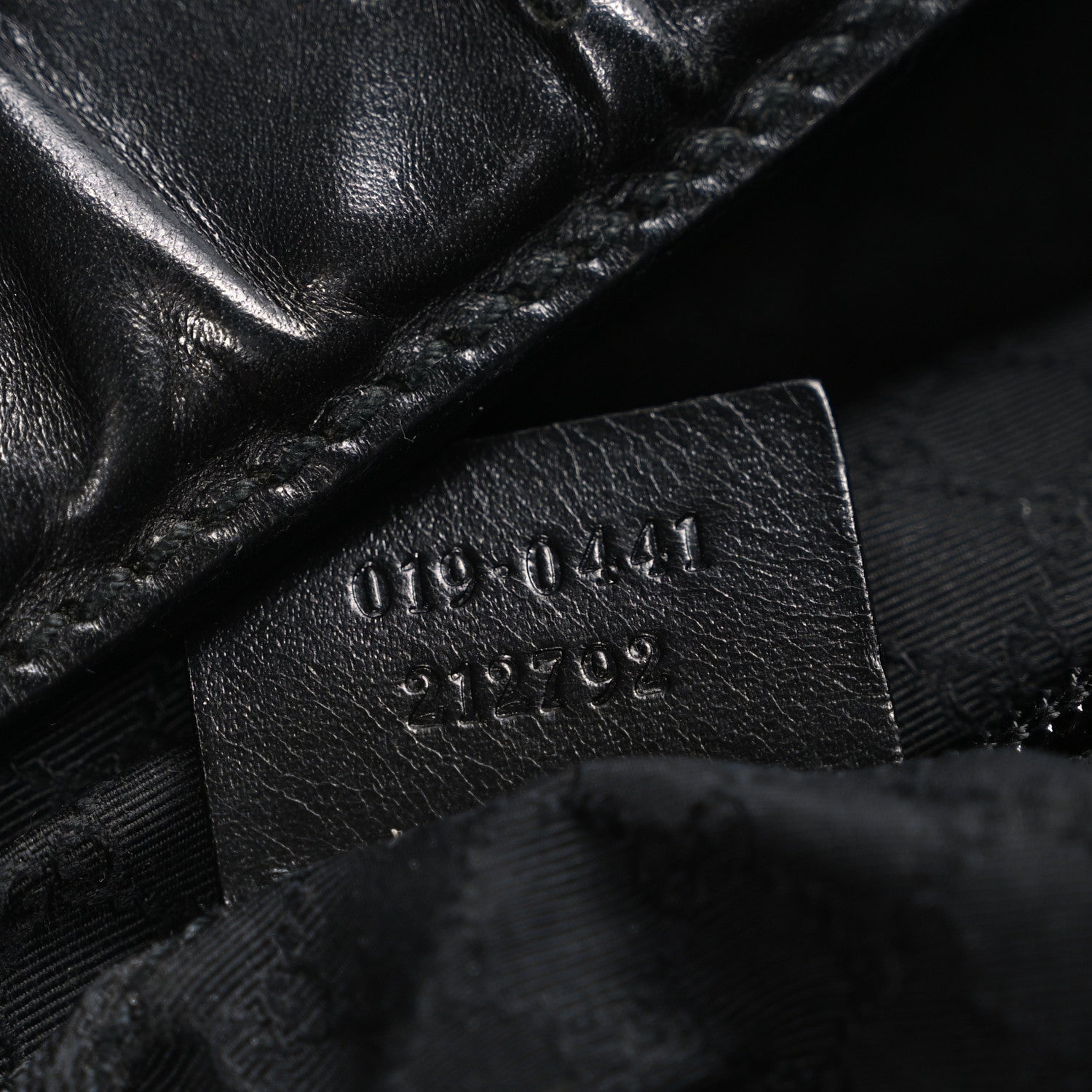 Gucci Calfskin Canvas Double Zip Large Travel Bag Black 6 of 10