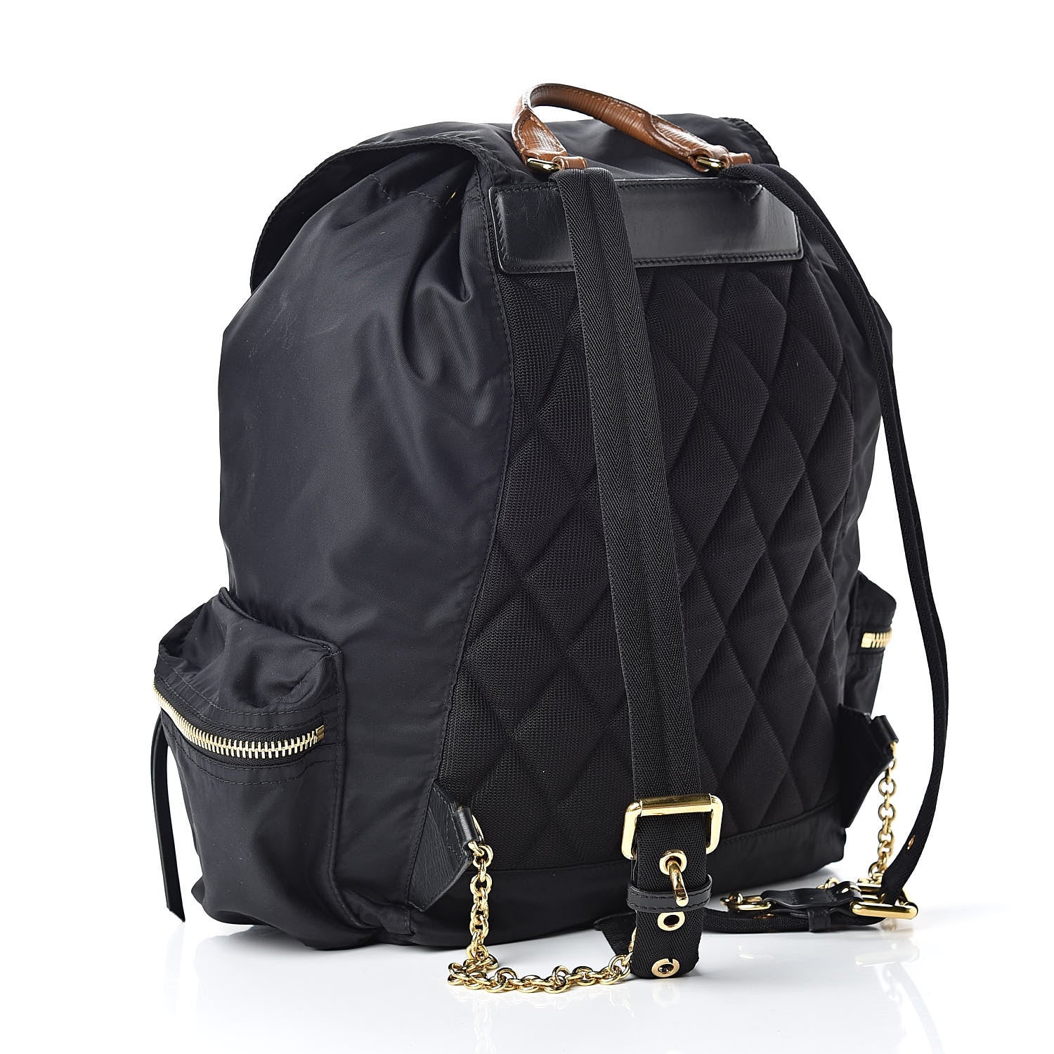 Burberry Nylon Large Rucksack Backpack Black 3 of 14