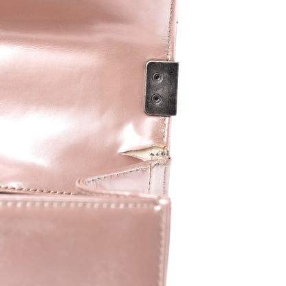 Chanel Iridescent Glazed Calfskin Large Boy Flap Light Pink 9 of 18