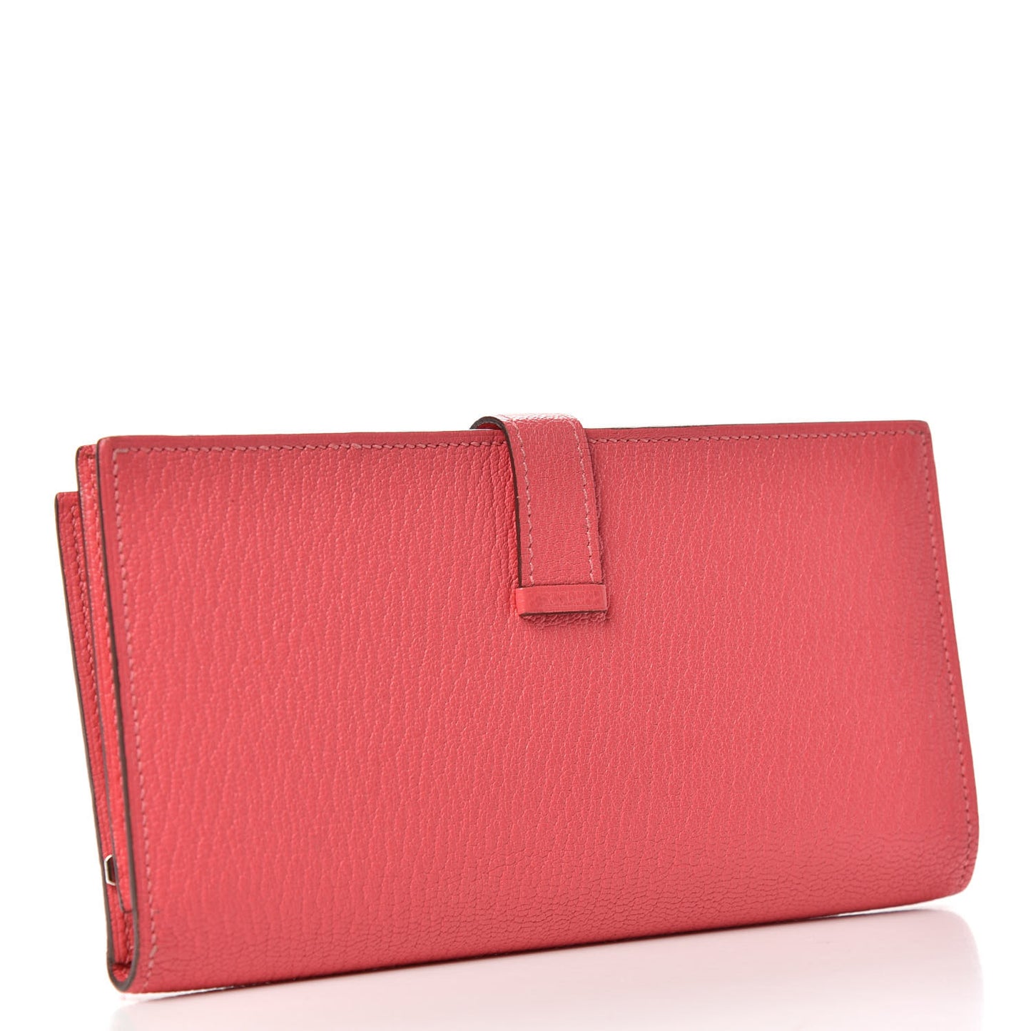 Chevre Mysore Bearn Gusset Wallet Rose Azalee