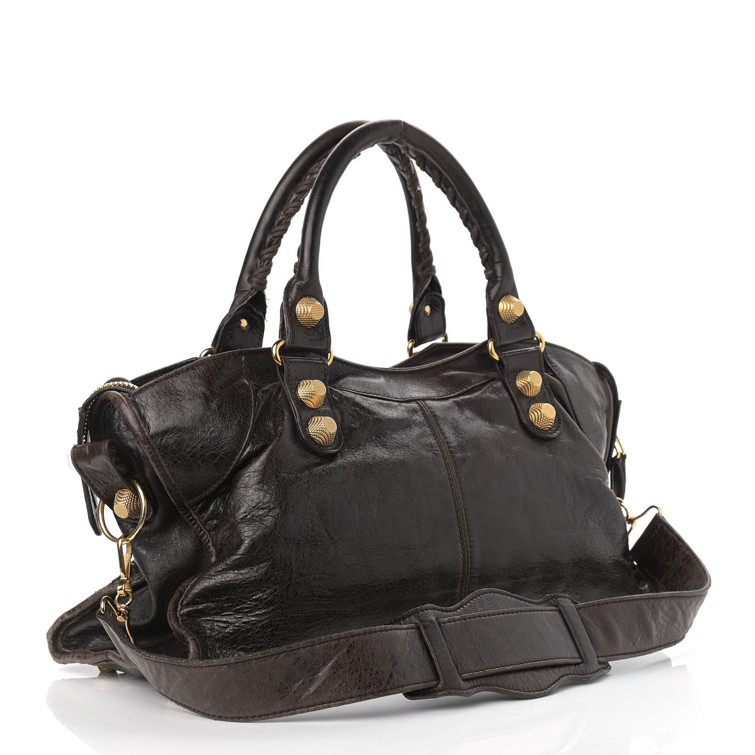 Balenciaga Chevre Giant 21 Gold Hardware Part Time Dark Brown 3 of 15