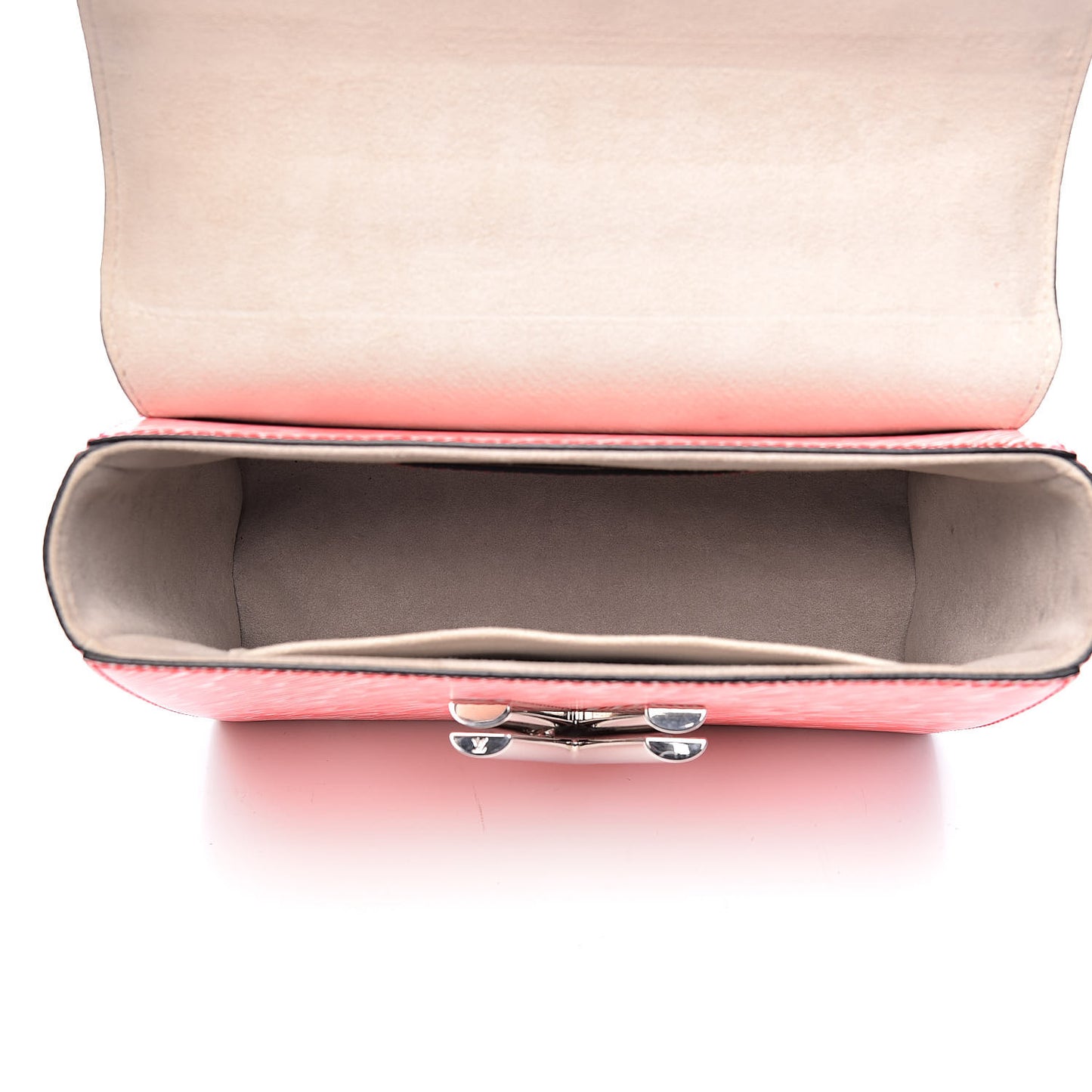 Epi Studded Twist Shoulder Bag MM Denim Red