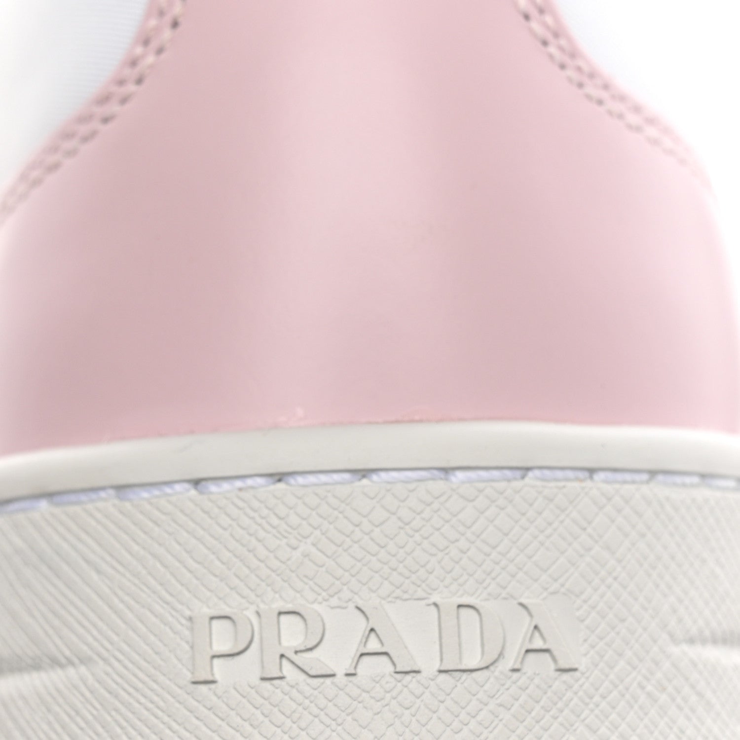 Prada Spazzolato Rois Re-Nylon Triangle Logo Womens Low Top Sneakers 37 White Alabastro 10 of 16