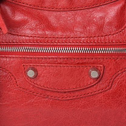Balenciaga Agneau Giant 12 Silver Hardware Town Rouge Coquelicot 10 of 10