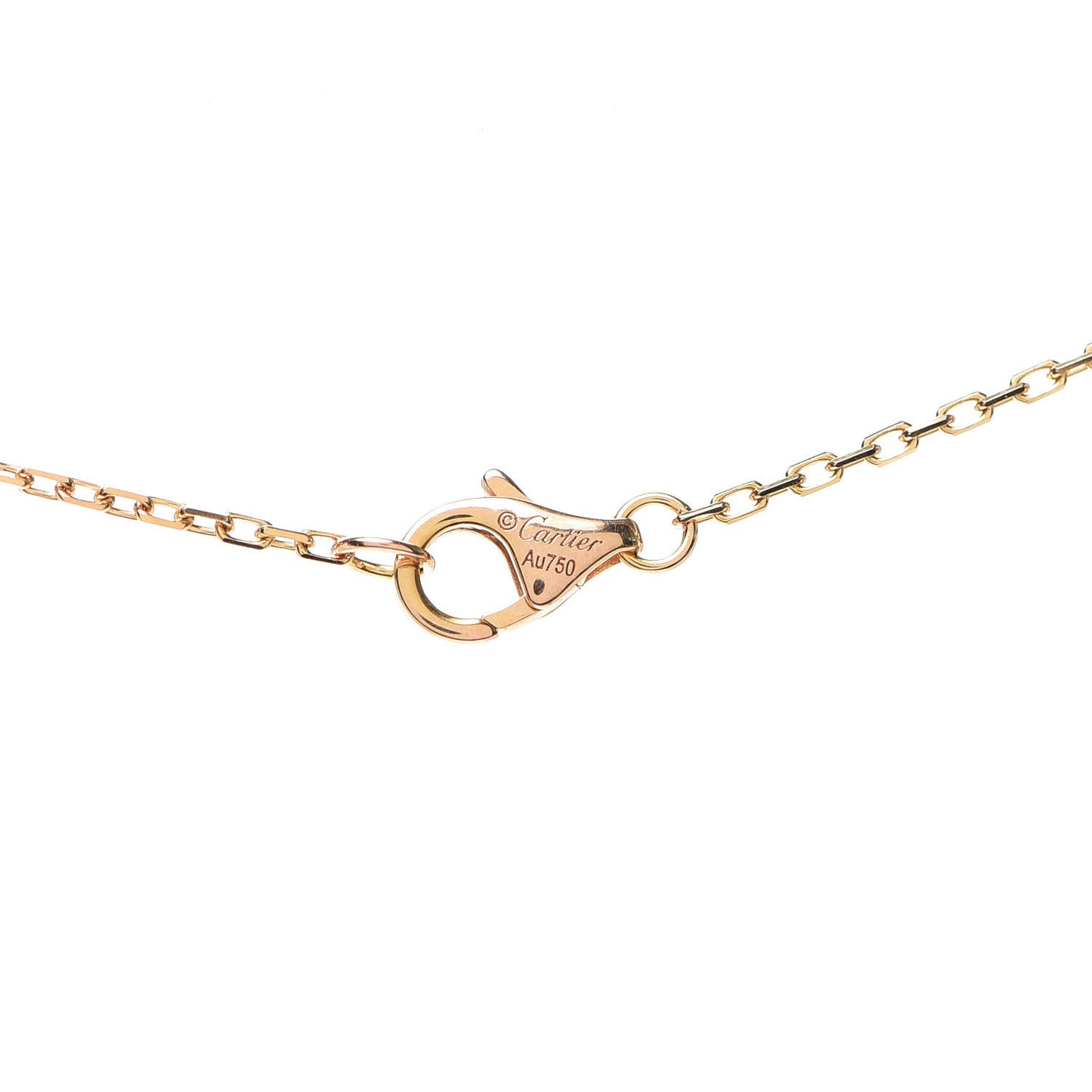 18K Pink Yellow White Gold Diamond Trinity Heart Pendant Necklace
