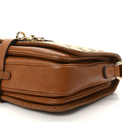 Gucci Monogram Medium Marrakech Flap Messenger Bag Beige Brown 9 of 11