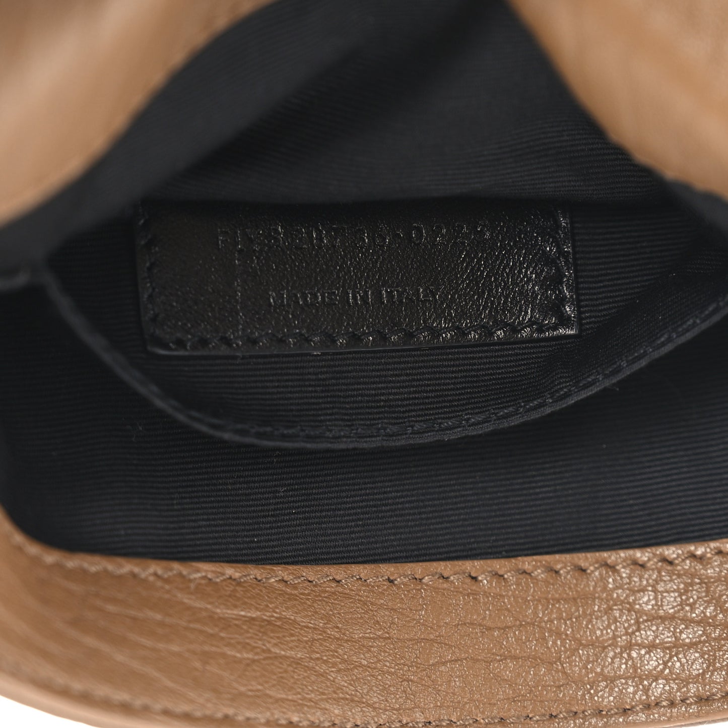 Grained Lambskin Monogram Mini Niki Chain Satchel Dark Cork