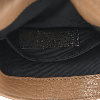 Saint Laurent Grained Lambskin Monogram Mini Niki Chain Satchel Dark Cork 5 of 10