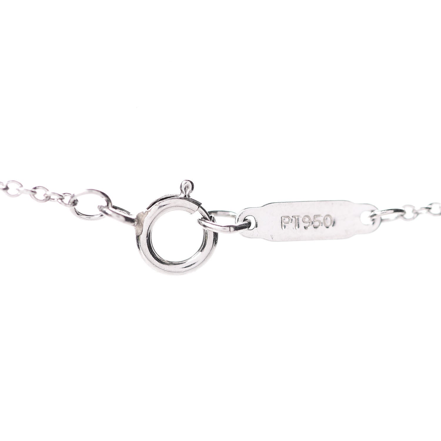 Tiffany Platinum Diamond Large Cross Pendant Necklace 7 of 7