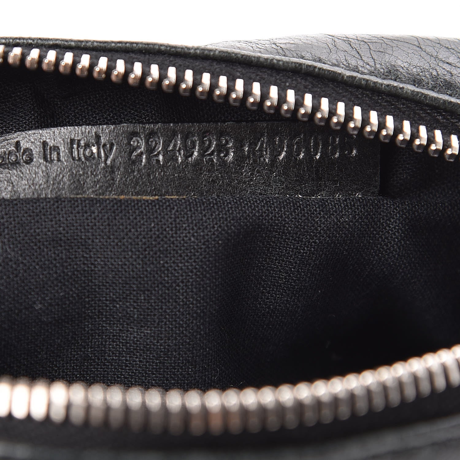 Balenciaga Agneau Giant 12 Silver Hardware Pencil Case M Black 7 of 7