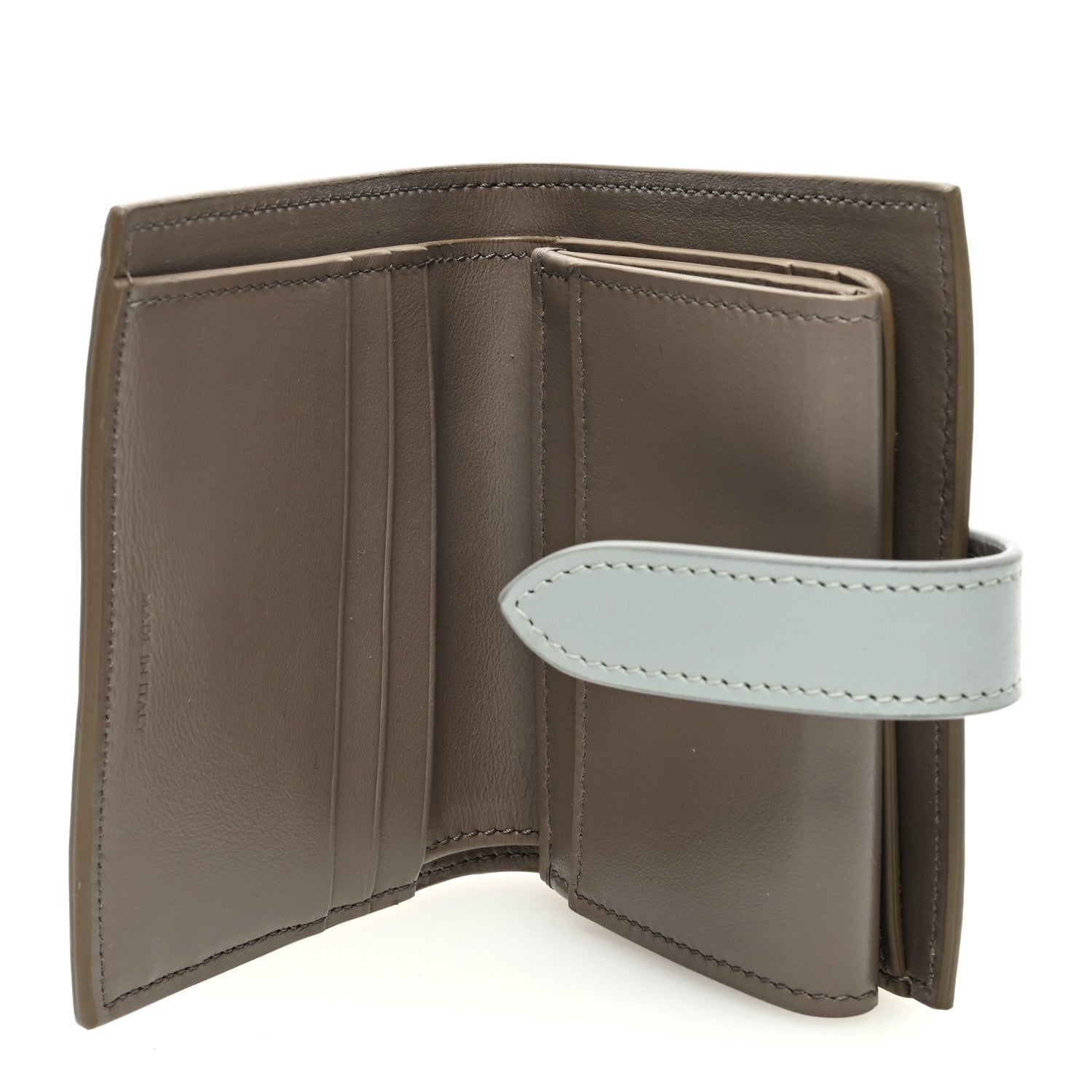 Celine Grained Calfskin Small Multifunction Strap Wallet Pebble Mineral 5 of 7