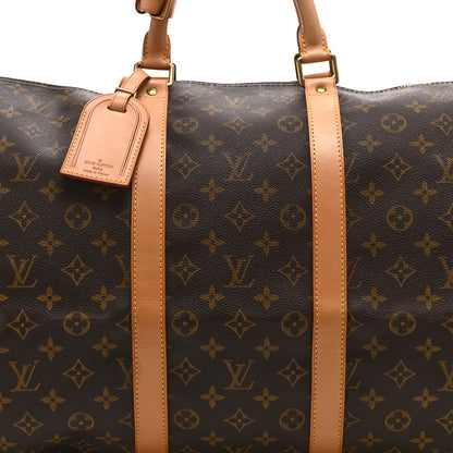 Louis Vuitton Monogram Keepall 55 7 of 9