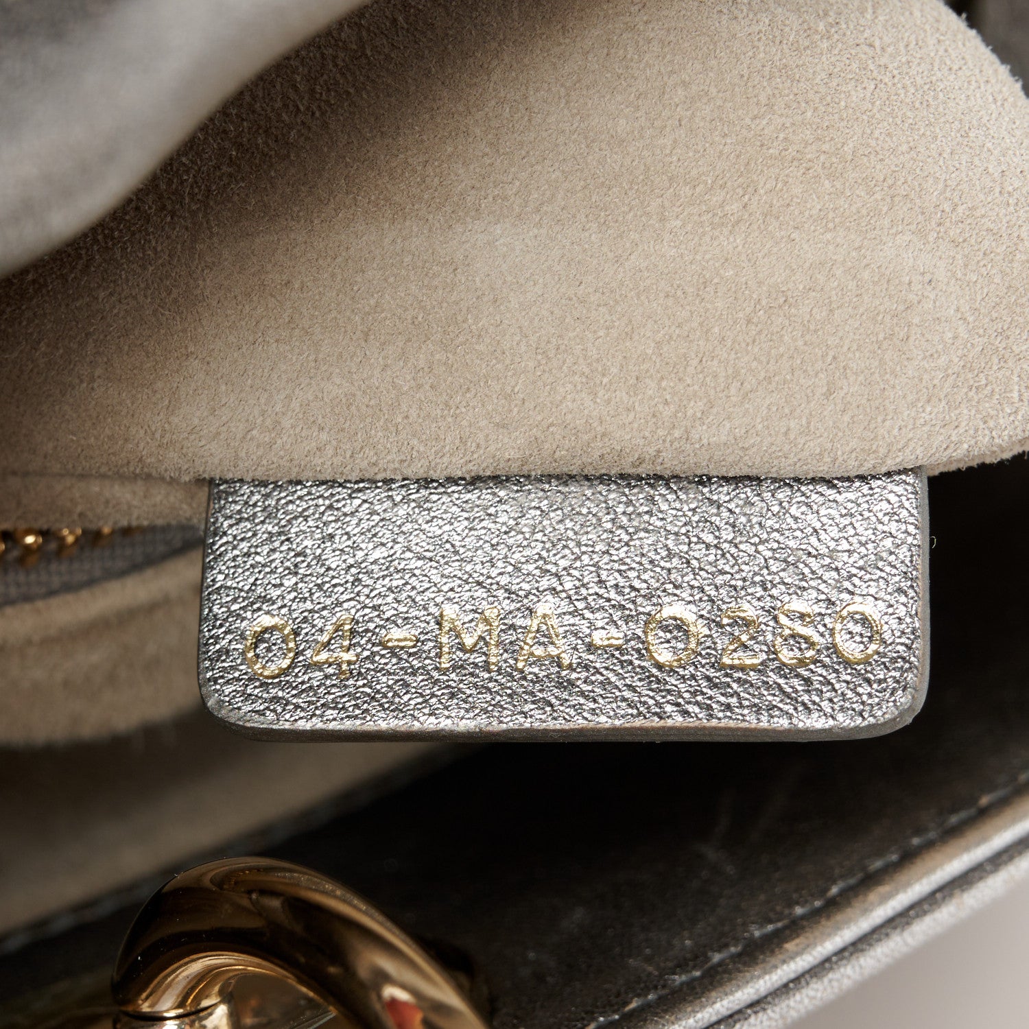 Christian Dior Metallic Lambskin Beaded Embroidered Mini Lady Dior Silver 7 of 11
