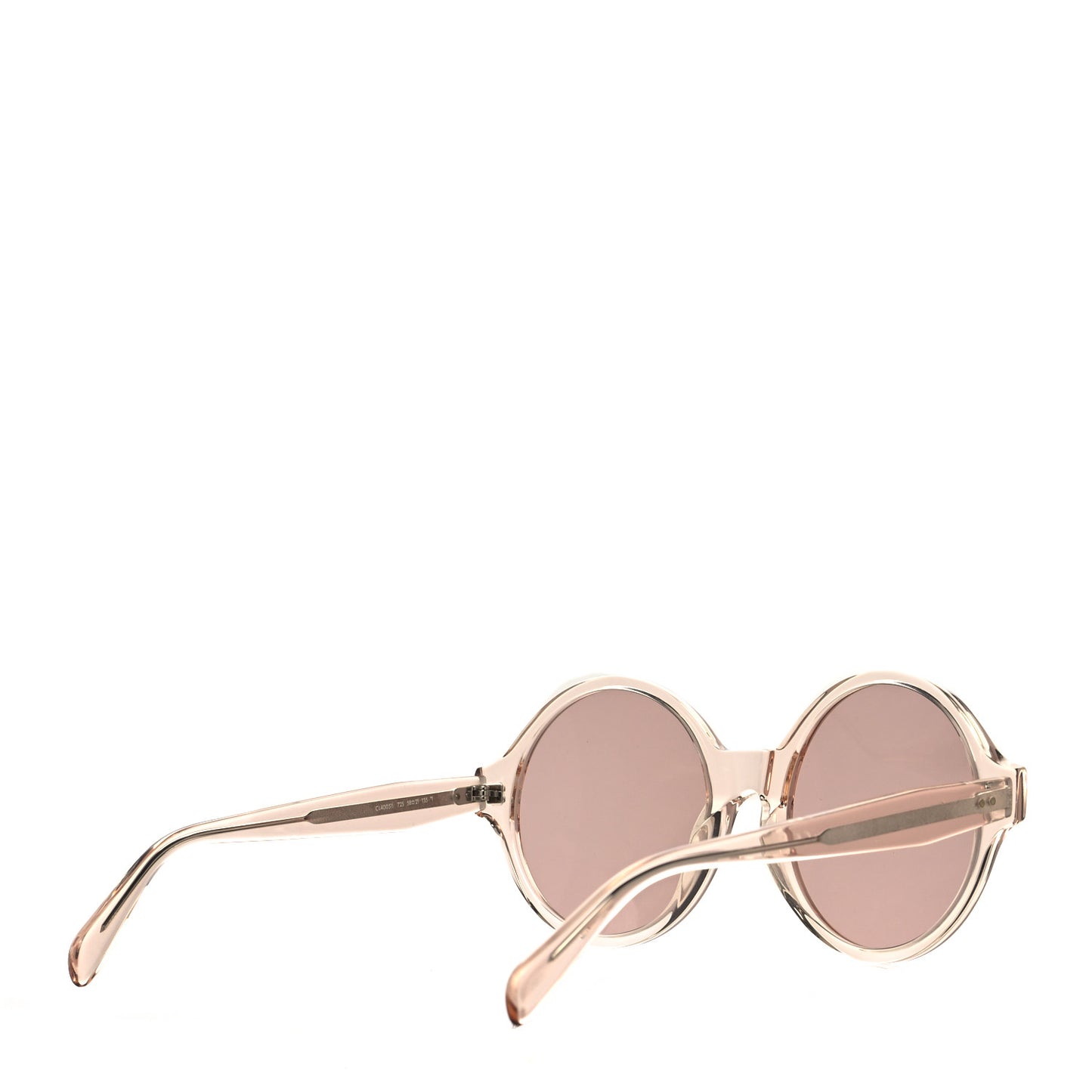 Round Sunglasses CL 40051/I Transparent Light Pink