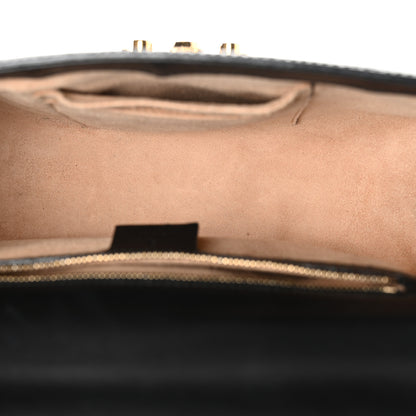 Gucci Guccissima Medium Padlock Shoulder Bag Black 5 of 14