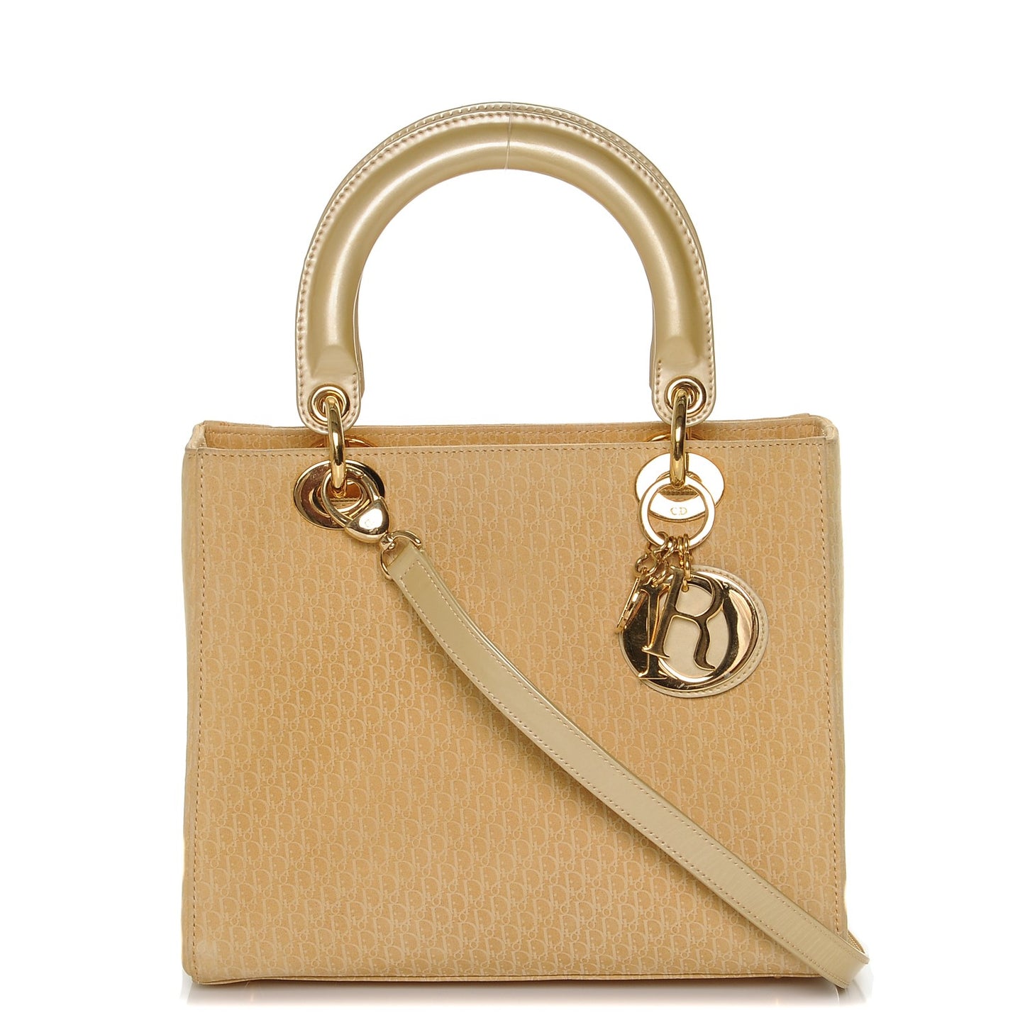 Nubuck Diorissimo Medium Lady Dior Gold