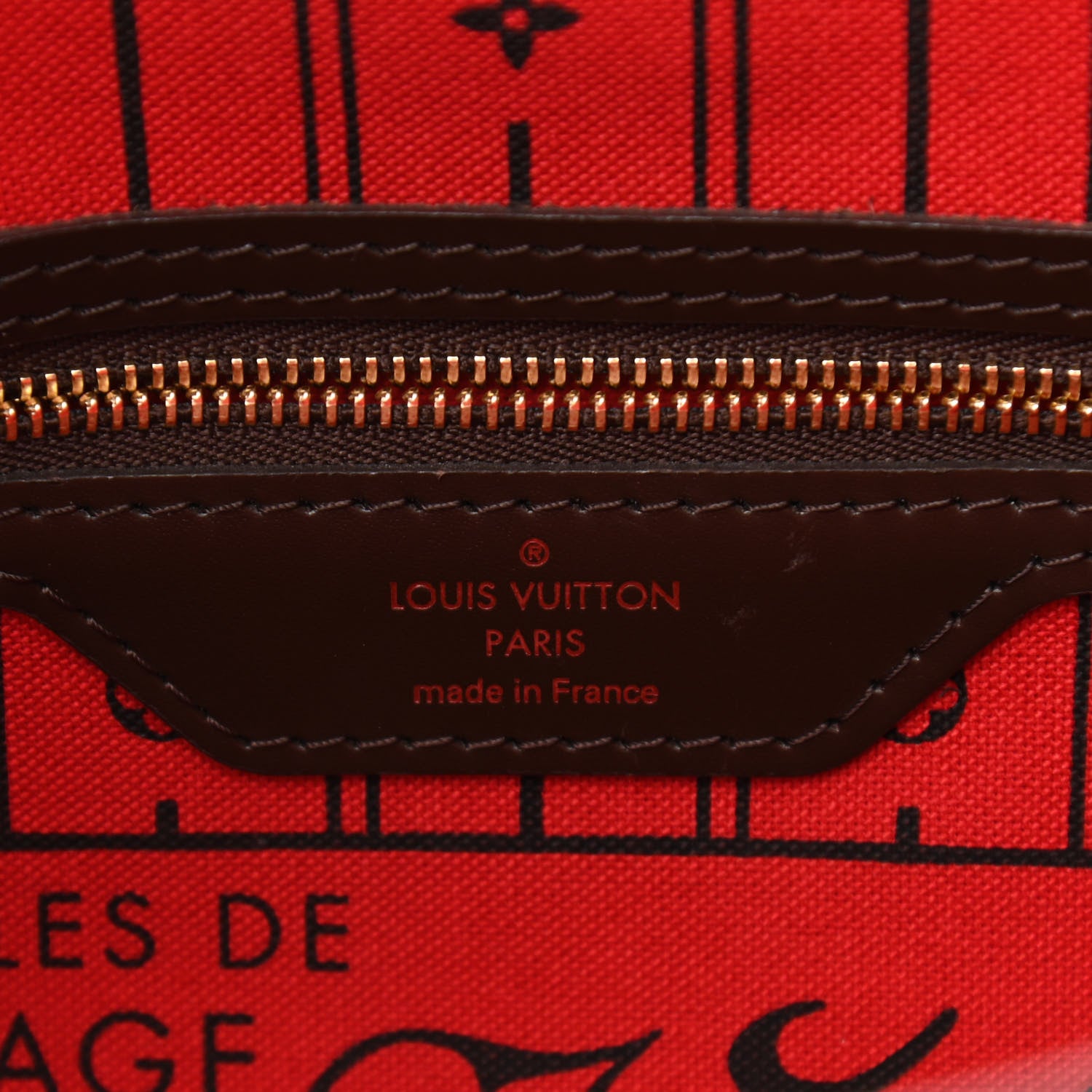 Louis Vuitton Damier Ebene Neverfull PM 6 of 11
