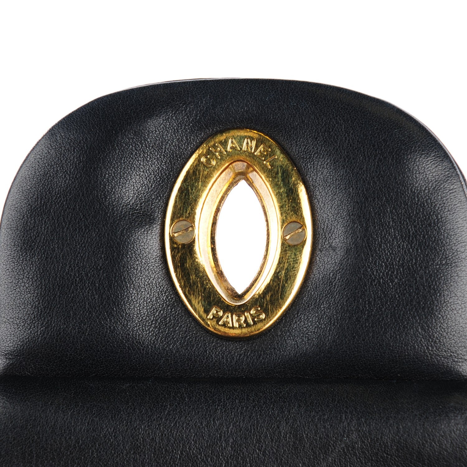 Chanel Lambskin Quilted XL Jumbo Single Flap Black 9 of 13